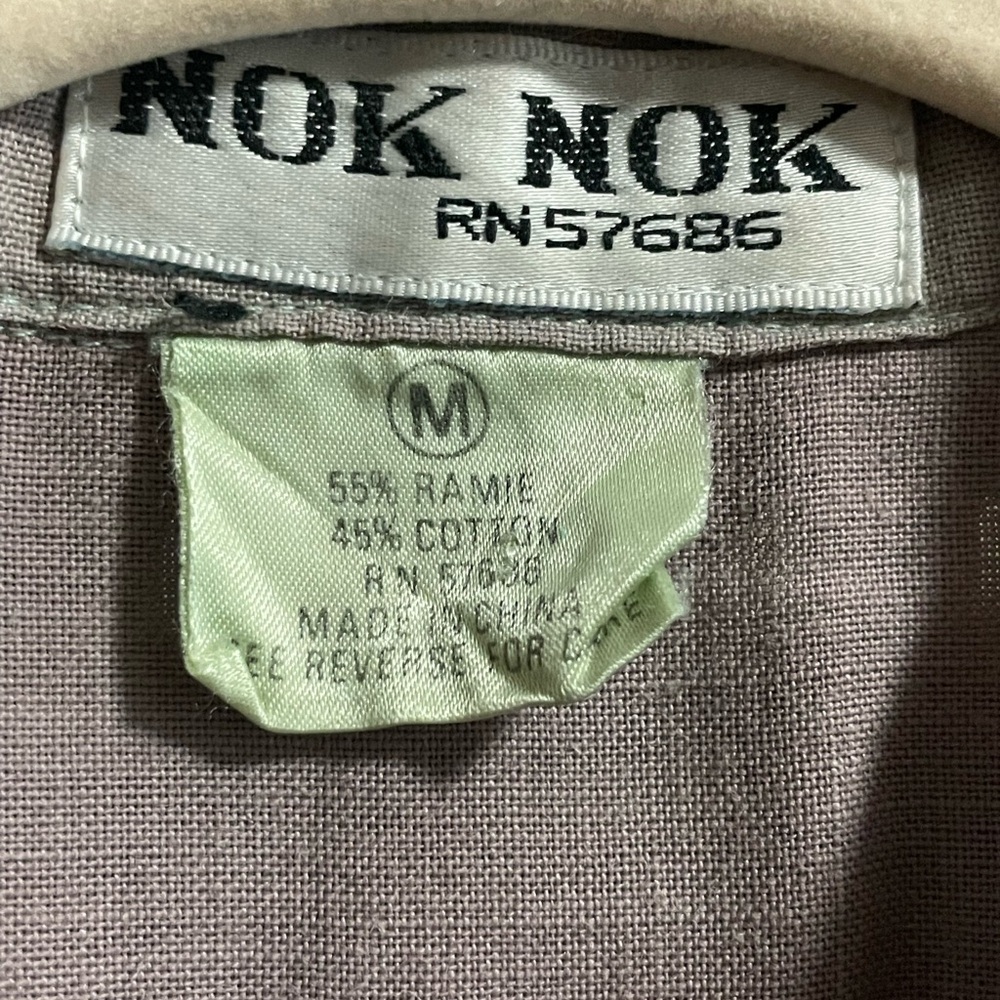 Vintage 80’s Nok Nok embroidered cotton jumpsuit utility suit - Picture 13 of 15